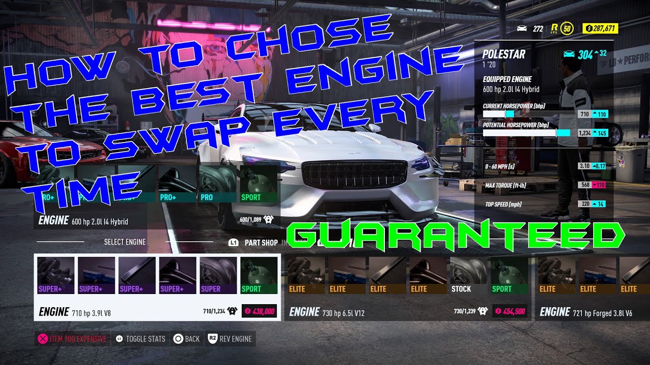 Need for speed heat how to choose the right engine swap