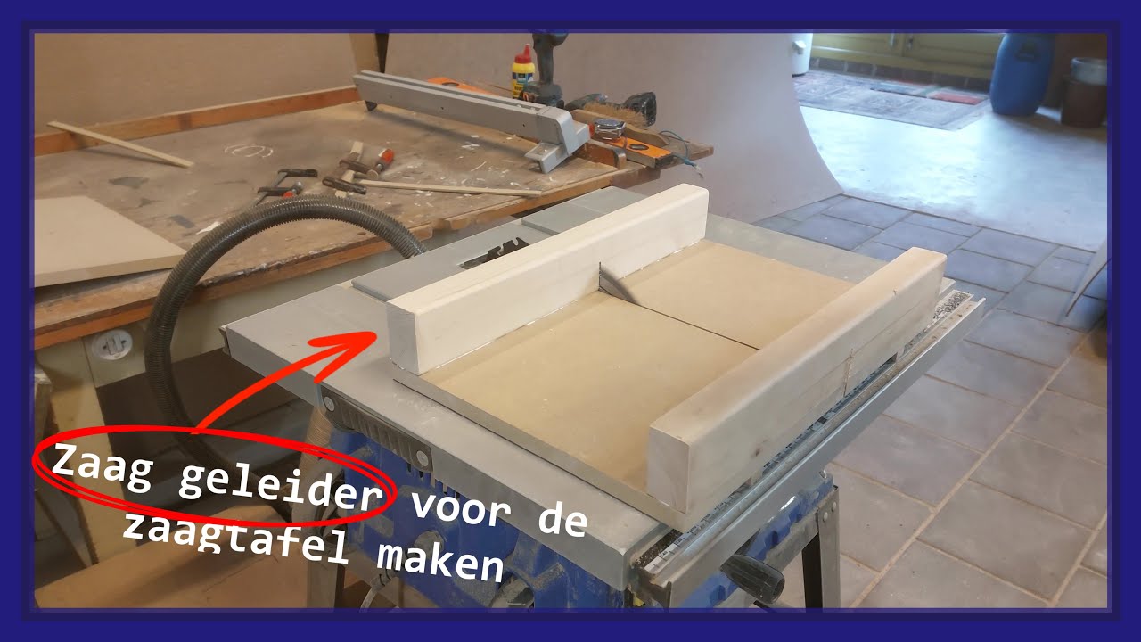 Making a Saw Guide for the Saw Table