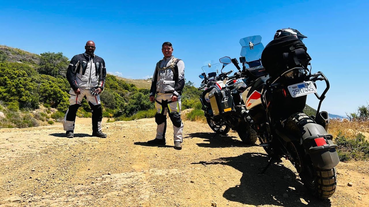 Refugio to West Camino Cielo - AKA The Sky Road, ADV Moto Ride/ BMW GS1250 ADV & KTM 390 ADV