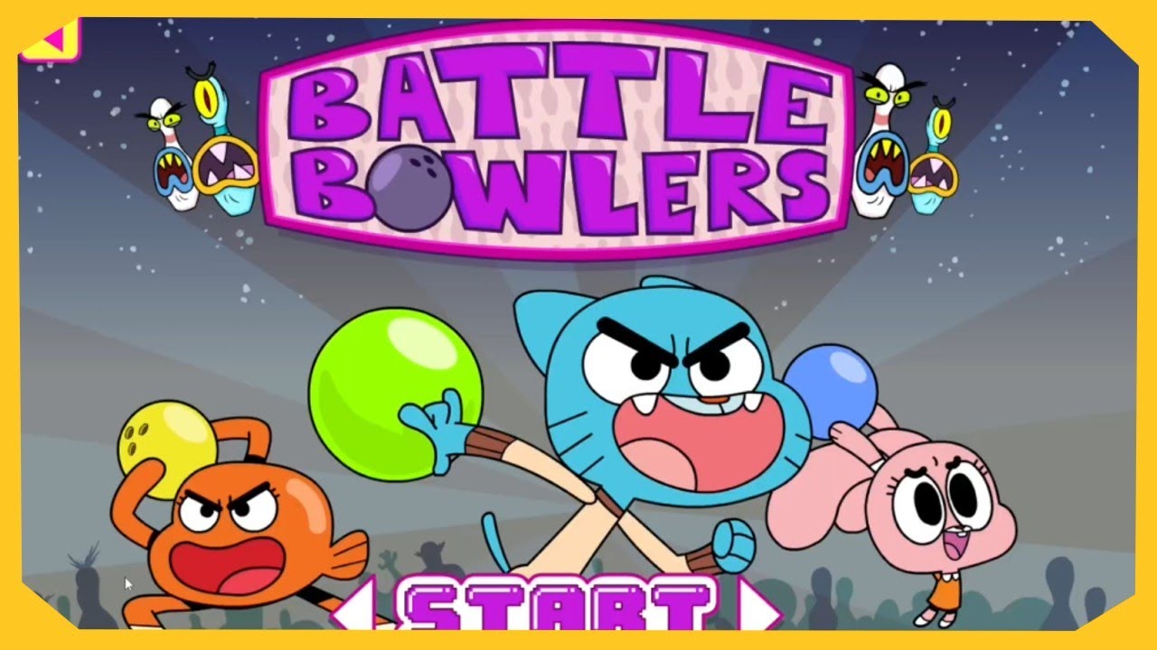 The Amazing World of Gumball: Battle Bowlers Gameplay (Browser Game)