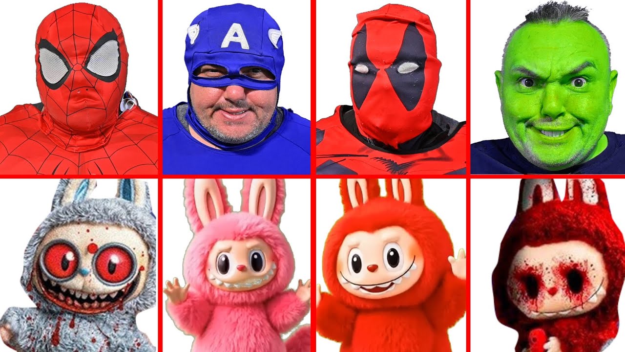 Superheroes vs Labubu