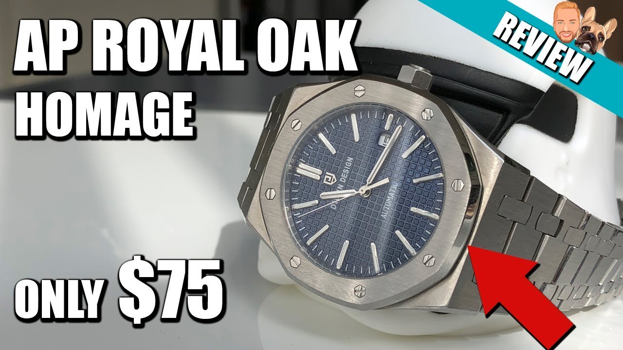 Didun Design Automatic Watch  - Review |  Audemars Piguet Royal Oak Homage - $75