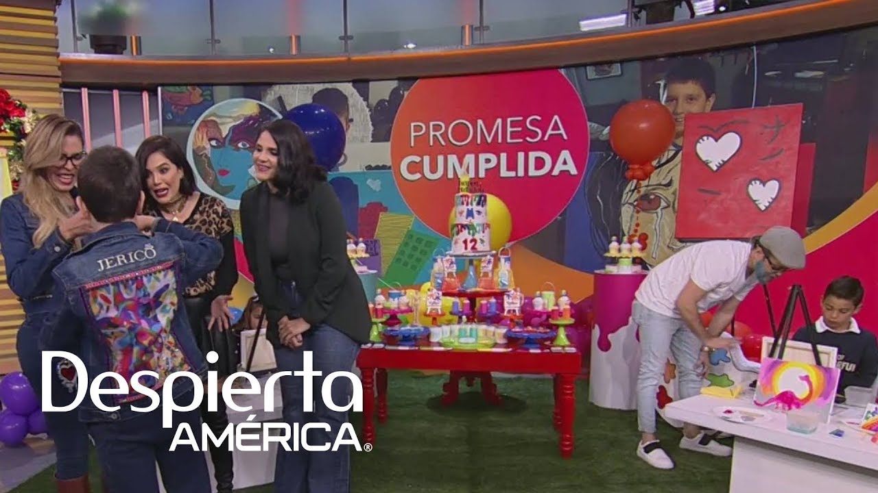 Organizamos una fiesta sorpresa para un pequeño artista con autismo