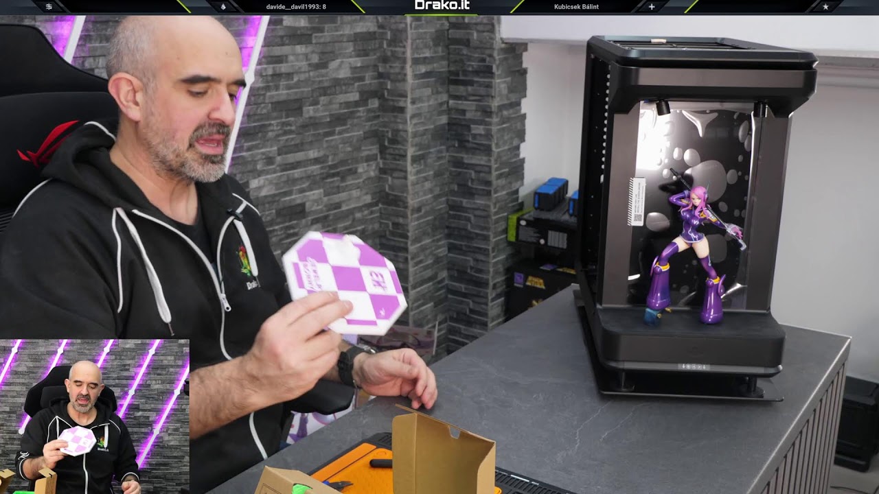 Assemblaggio Cooler Master MasterFrame 360 Stage LCD Gaming RIG - News and Q&A