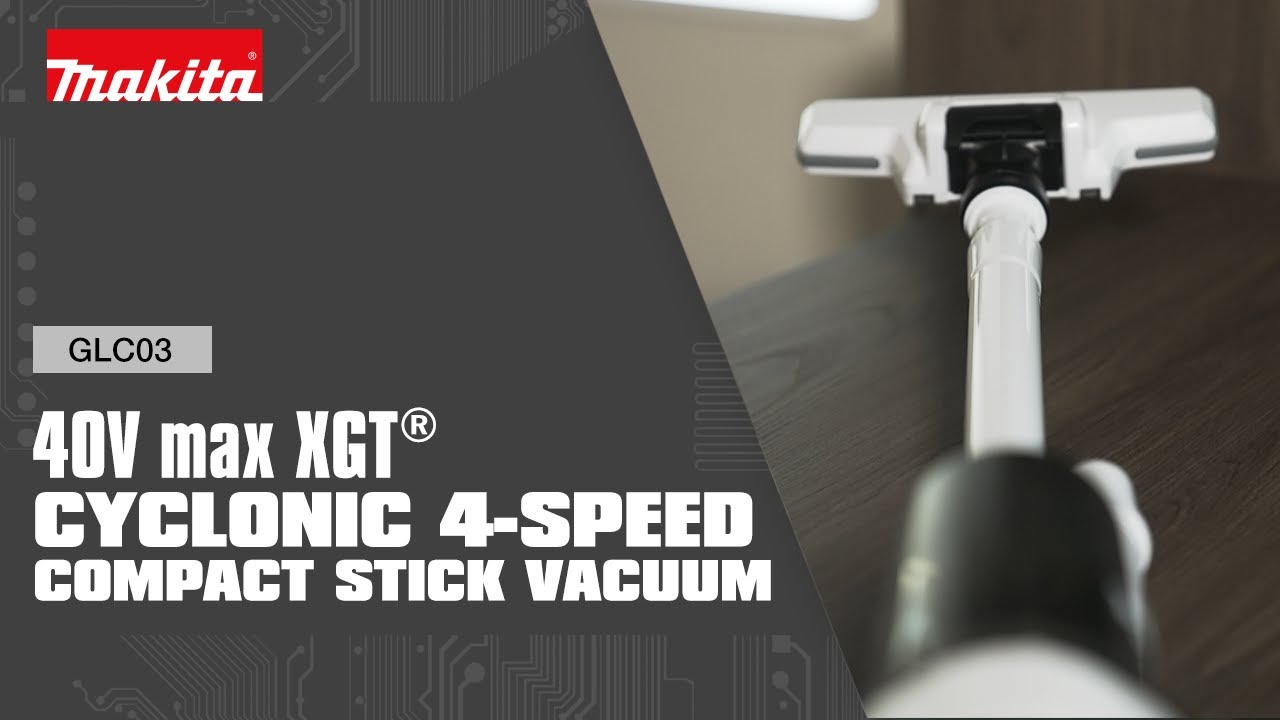 40V max XGT® Brushless Cyclonic 4-Speed HEPA Filter Compact Stick Vacuum (GLC03)