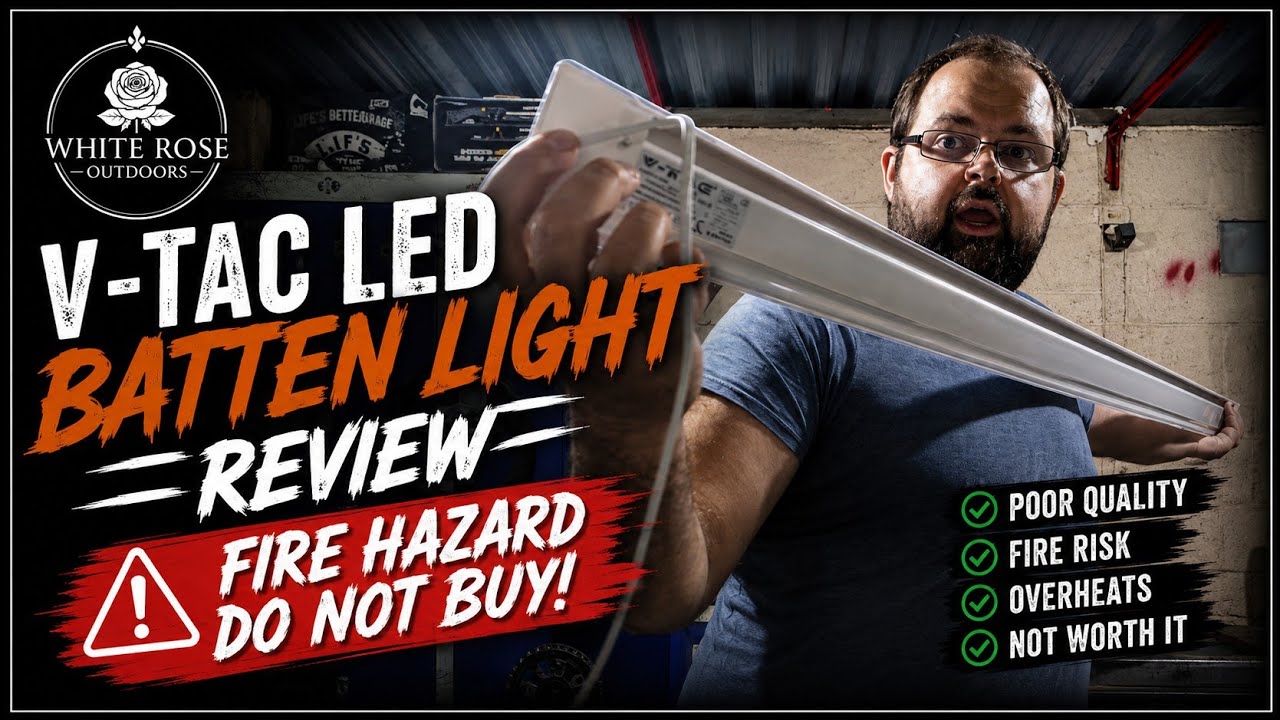 V-tac LED Batten Light - Review - FIRE HAZARD DO NOT BUY