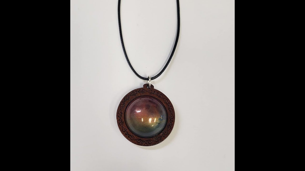 ToBeIT Bezel Pendant Trays Round Wooden and Glass Cabochon Round Clear Dome for DIY Crafting  Review