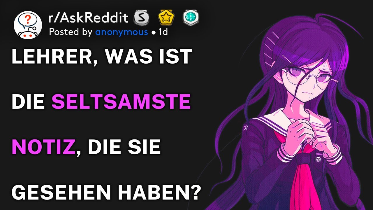 Lehrer, was ist die seltsamste Notiz, die Sie gesehen haben? (r/AskReddit Deutsch)
