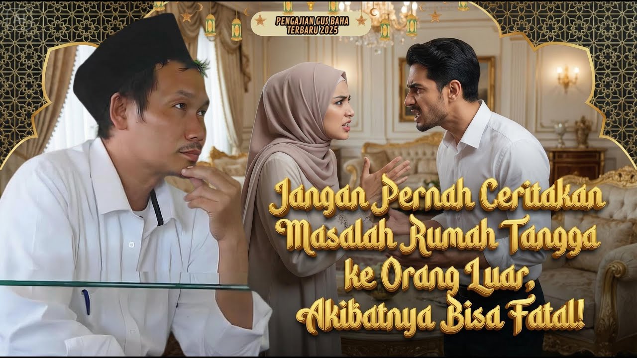 Jangan Pernah Ceritakan Masalah Rumah Tangga ke Orang Luar, Akibatnya Bisa Fatal! || Gus Baha