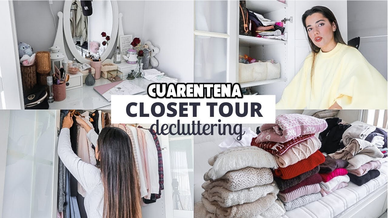 DECLUTTERING DE MI ARMARIO: Limpieza y organización ✨CLOSET TOUR 2020 | Museecoco