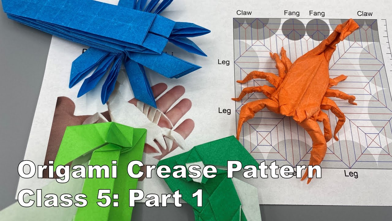 Origami Crease Pattern Class 5 (Part 1)