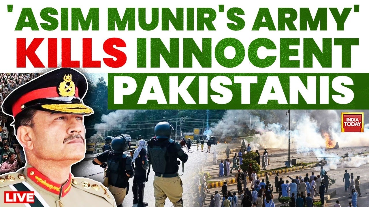 Pakistan News LIVE: Asim Munir's Pakistani Rangers Open Fire On Protesters | India Today LIVE