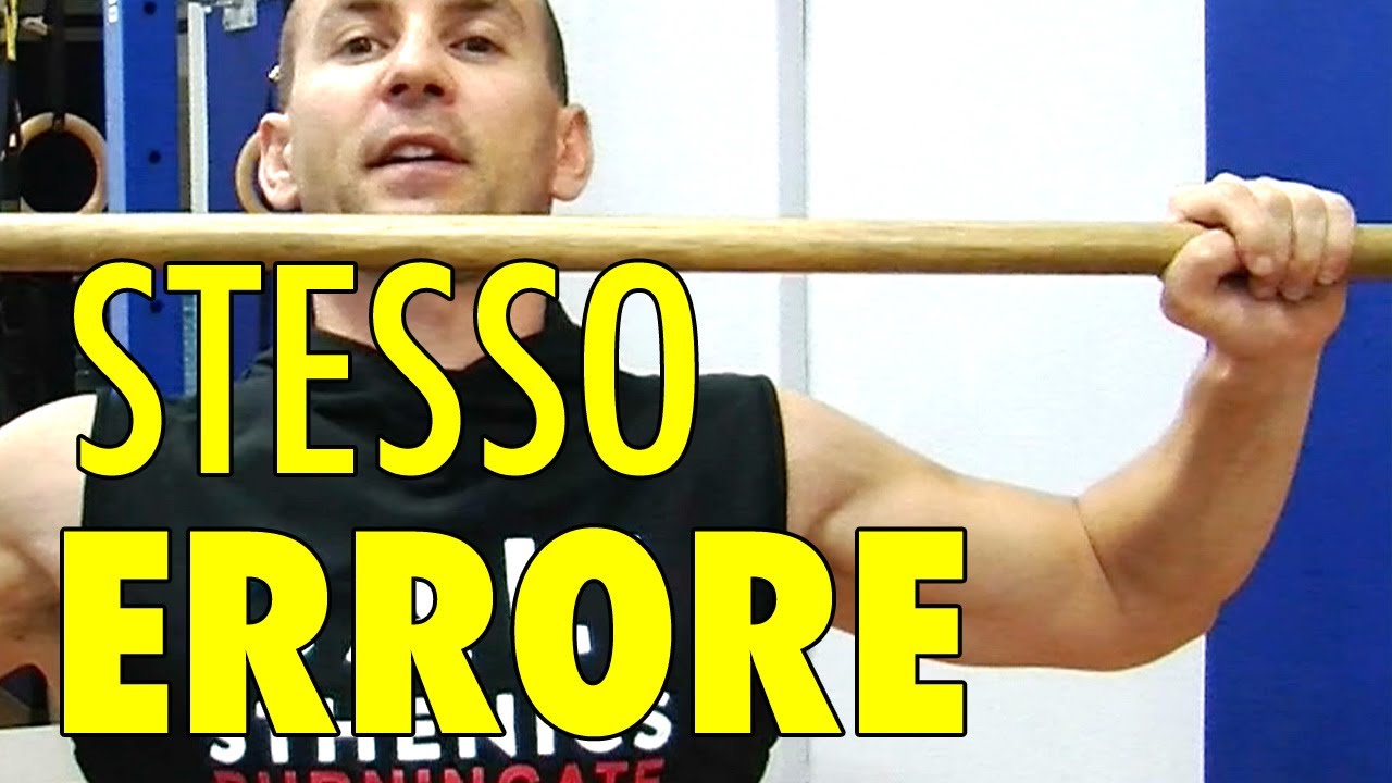 😱 TRAZIONI ALLA SBARRA E MILITARY PRESS SONO UGUALI! 🤦🏻‍♂️ STESSO ERRORE