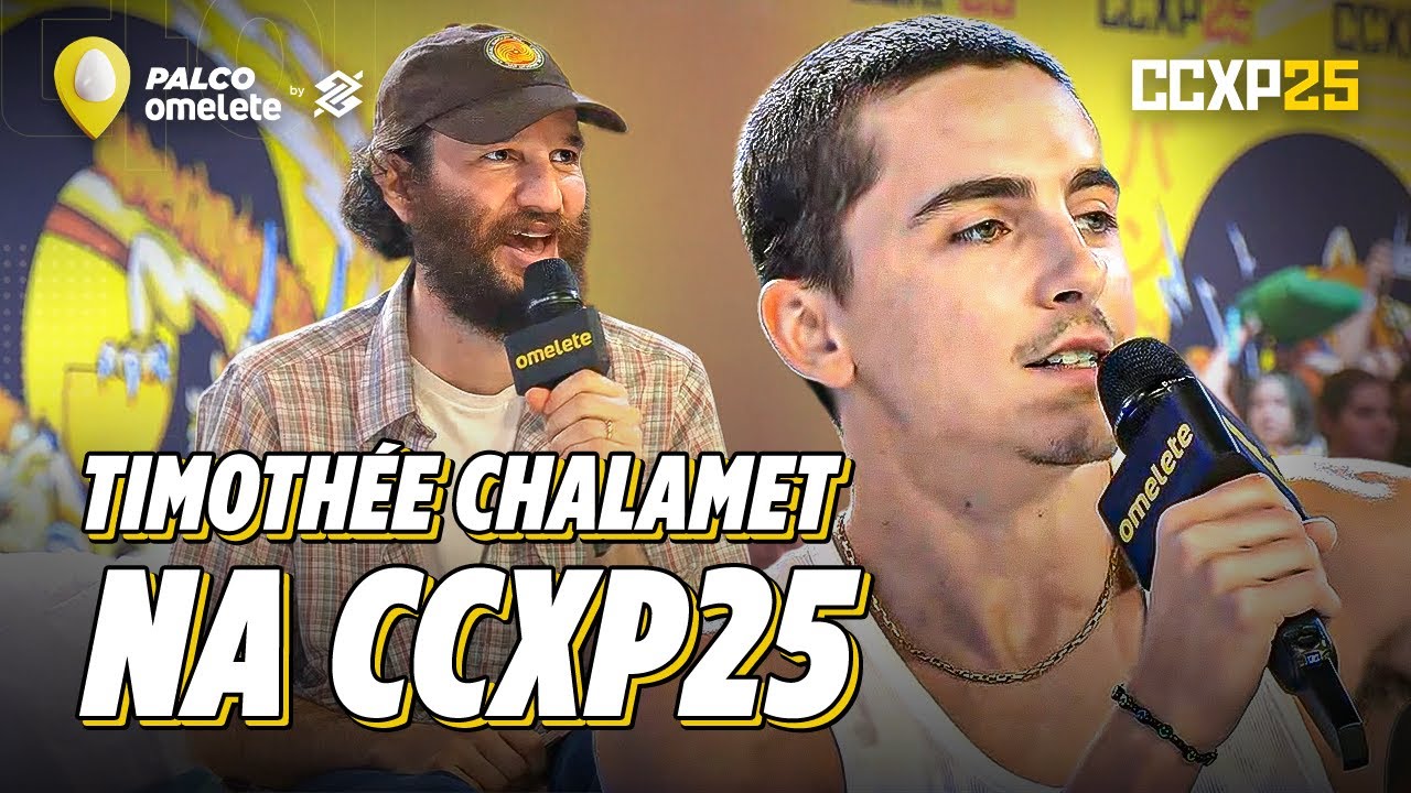 INSANO! 🔥 Timothée Chalamet LEVA CCXP25 À LOUCURA COM MARTY SUPREME! | Palco Omelete by BB