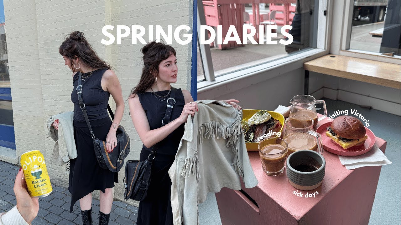 reading in the park, a weekend in Victoria & getting over a cold