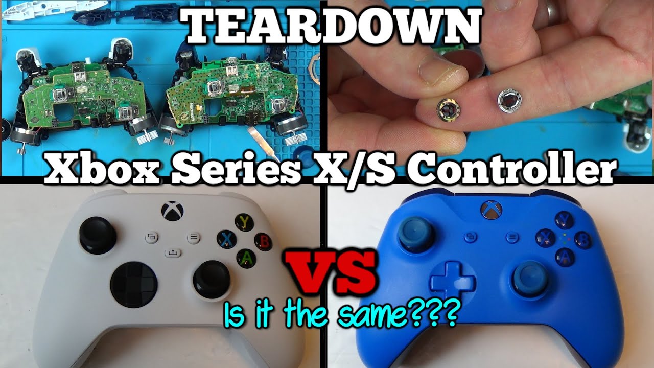Xbox Series X / S Controller Teardown - Comparison with Xbox One Controller