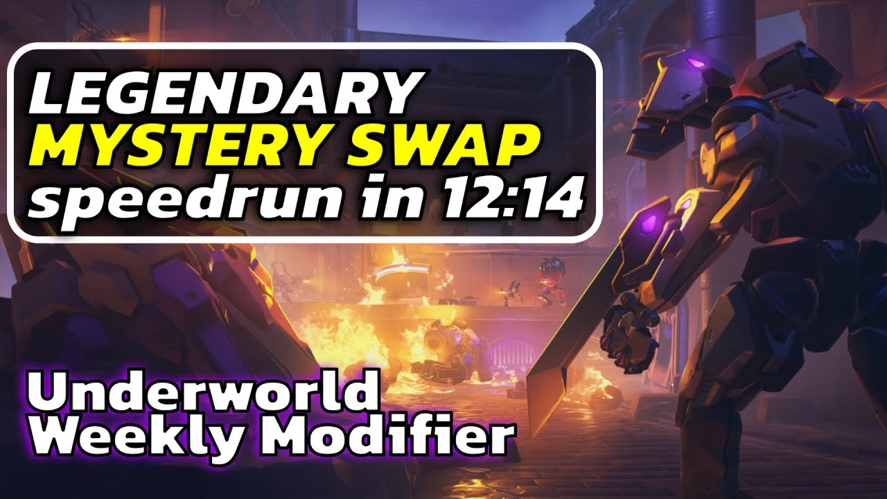 「Underworld Mystery Swap」 Legendary Speedrun in 12:14 IGT / Modifier Master (Overwatch 2 Invasion)