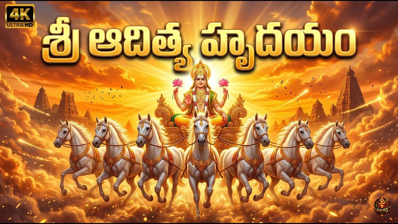 శ్రీ ఆదిత్య హృదయం పూర్తి పారాయణం | Aditya Hridayam Full Chanting@OmShaktiHindu