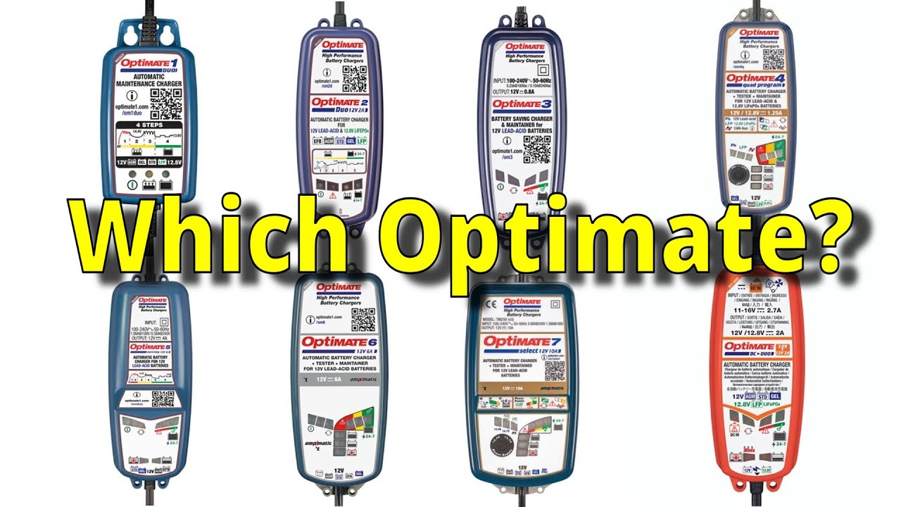 Какой аккумуляторный тендер Optimate лучше всего подойдет для вашего мотоцикла?