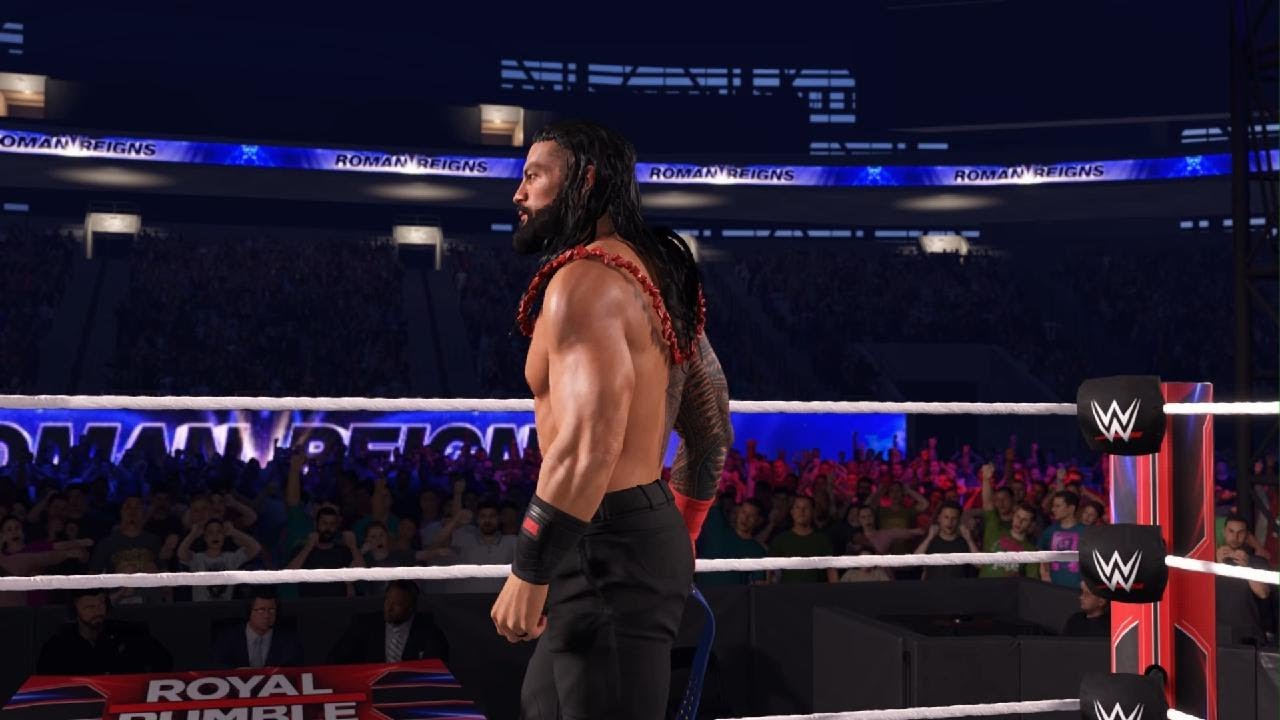 WWE 2K25 2K Showcase Seth Rollins vs Roman Reigns for the universal CHAMPIONSIPat Royal Rumble 2022
