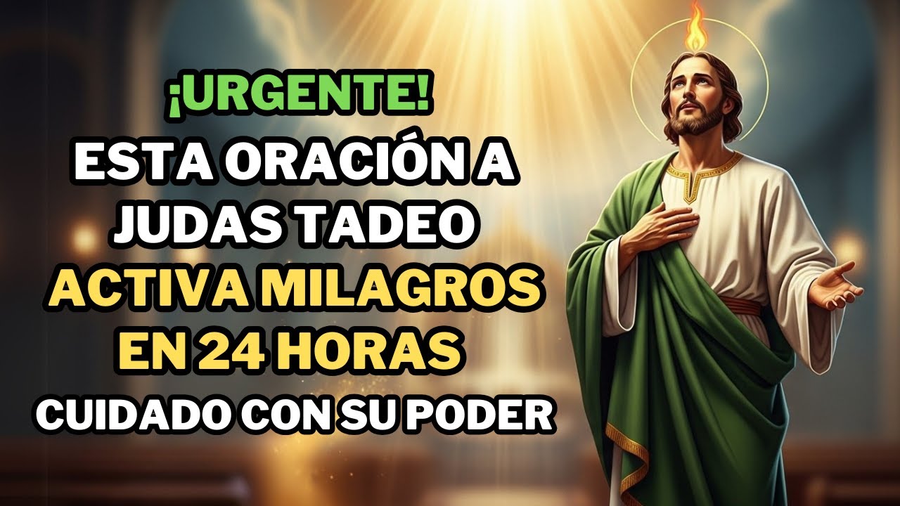 ¡URGENTE! Esta ORACIÓN a Judas Tadeo Activa MILAGROS en 24 HORAS (¡Cuidado con su Poder!)