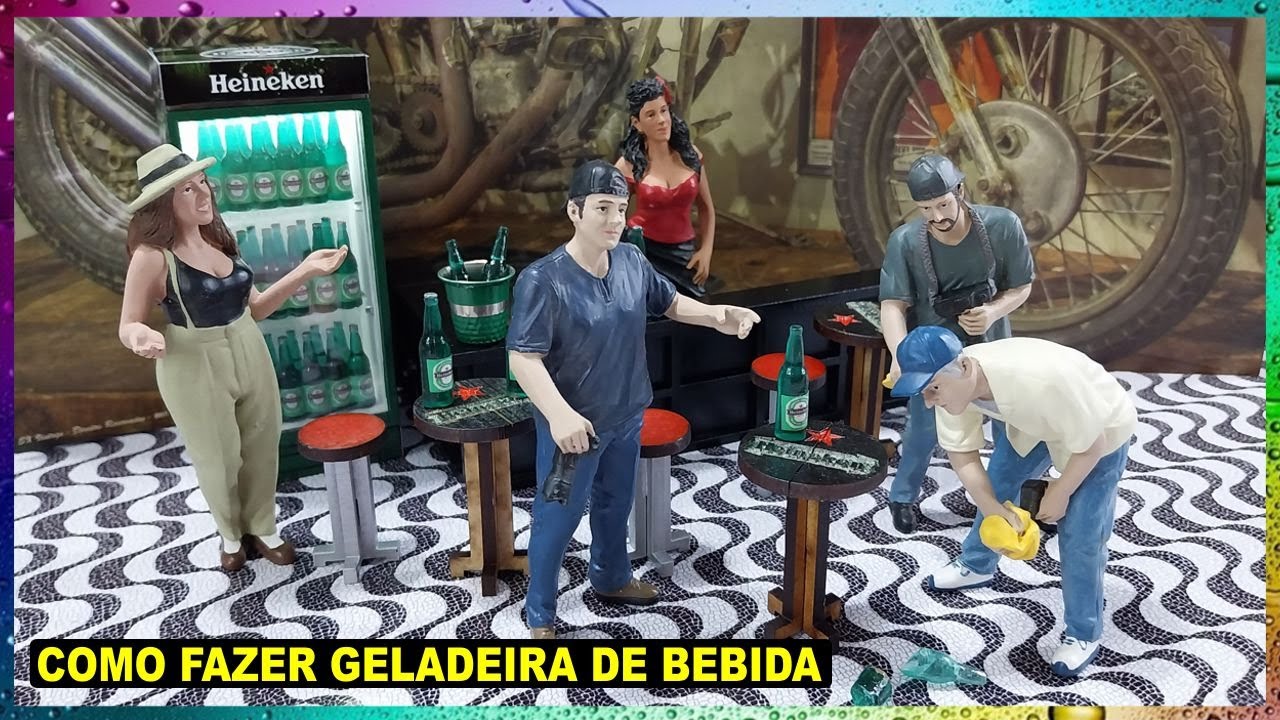 Como fazer geladeira  para Diorama