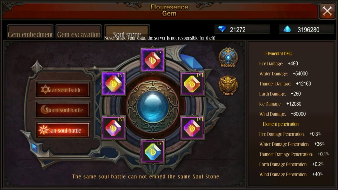 Soul Stone Guide for MK Power and Magic