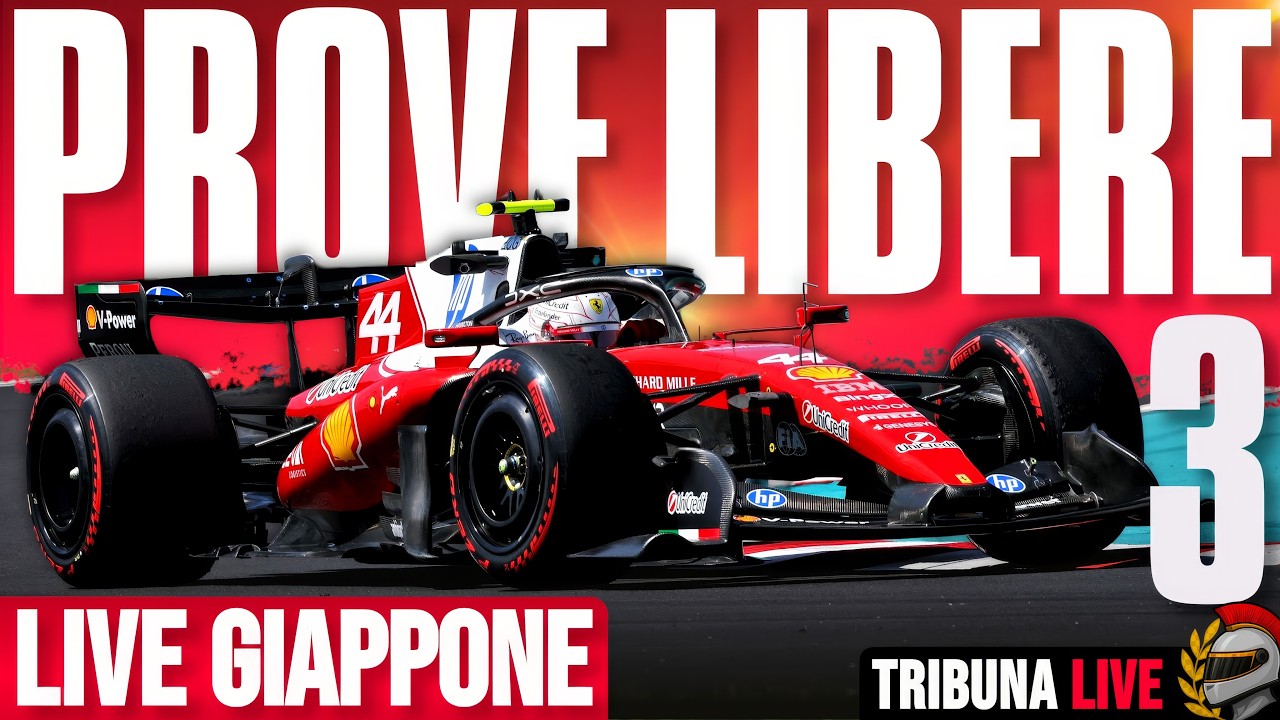 🔴LIVE PROVE LIBERE 3 F1🔴ULTIMA SESSIONE! SI FA SUL SERIO ORA🔥