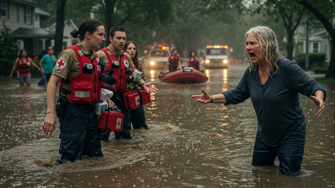 HOA Karen Blocked Volunteer Rescuers, 3 Minutes Later I Led a Red Cross Convoy