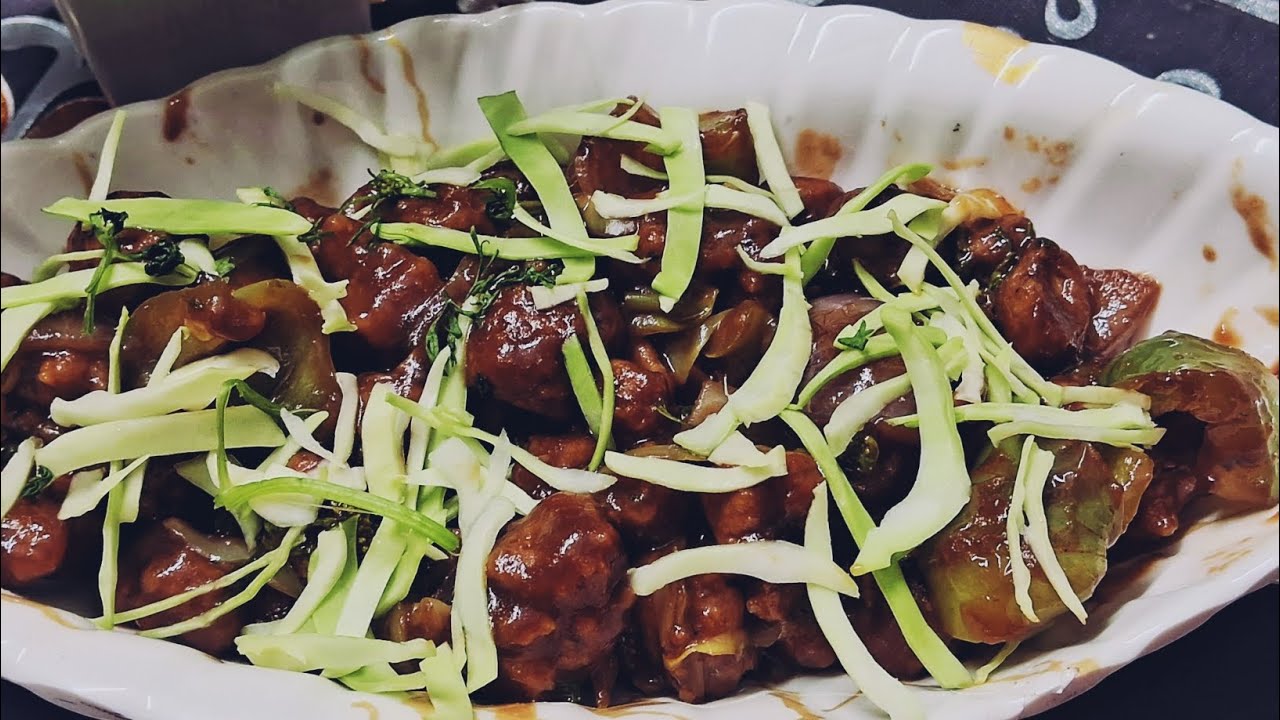  Ramzan special💫Soya manchuri recipe🥰|How to make soyabean Manchurian recipe ##trending #recipe #yt 