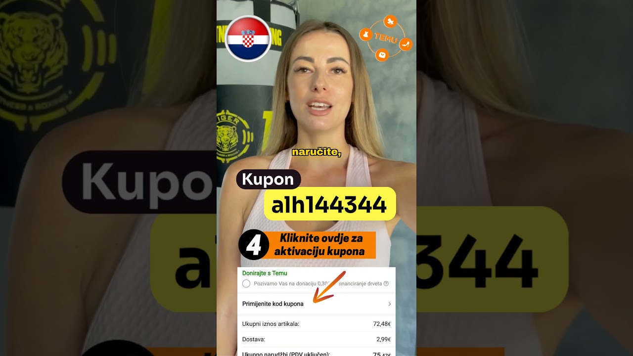 Kuponi Temu - kod za popust za prve kupnje #temu #popust #kupnje