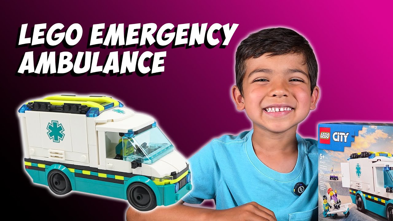 Busted Skater Hand: Speed Build on a LEGO City Emergency Ambulance (LEGO City 60451)