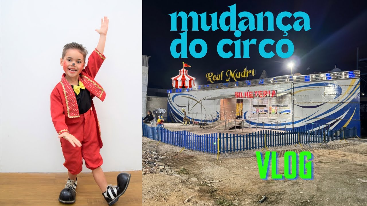 Mudança do circo -casa sobre rodas 