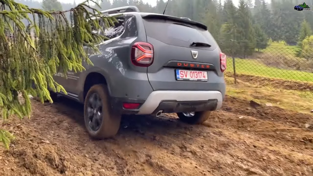 2022 Dacia Duster Facelift TCe 150 4x4 Off-Roading in Mud