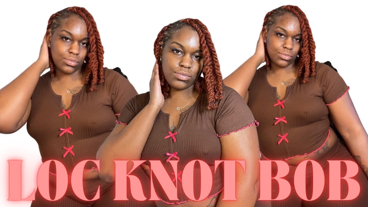 LOC TUTORIAL: Loc Knot Bob Using Marley Hair | DosesOfTee