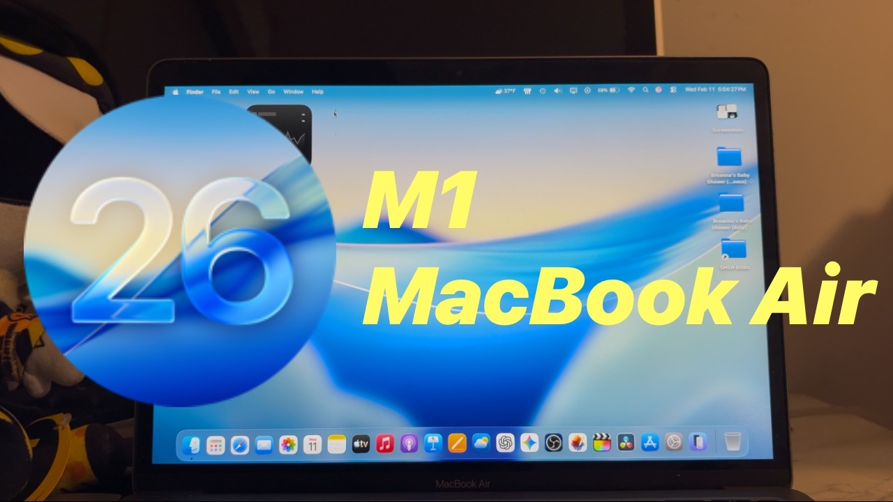 macOS Tahoe 26.3 on the SLOWEST MacBook Air!