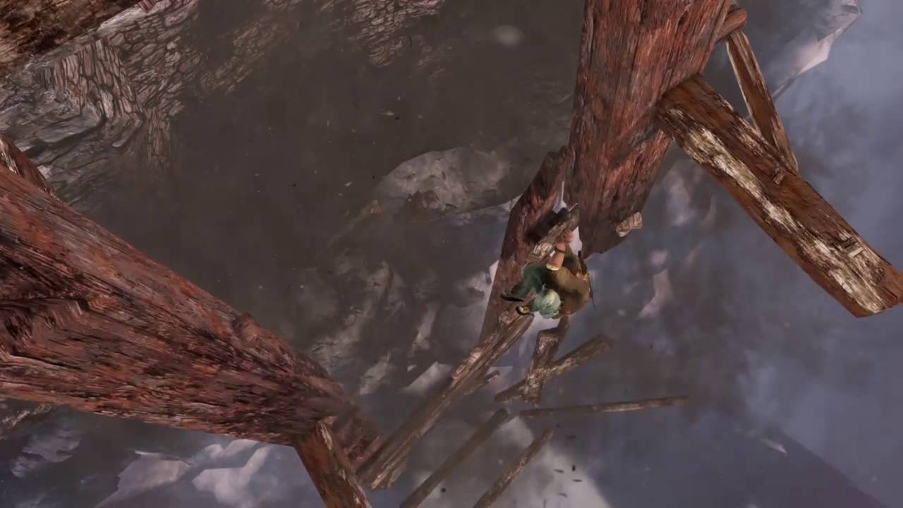 Uncharted 2: Among Thieves - Doughnut Drake Crosses a Bridge