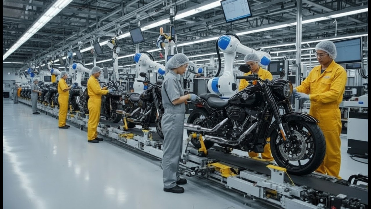 Inside the Harley Davidson Factory — Building the King of Superbikes (Full Process)