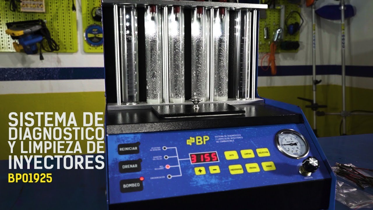 DIAGNOSTICO Y LAVADO DE INYECTORES || MAQUINA DE DIAGNOSTICO Y LAVADO DE INTECTORES BP