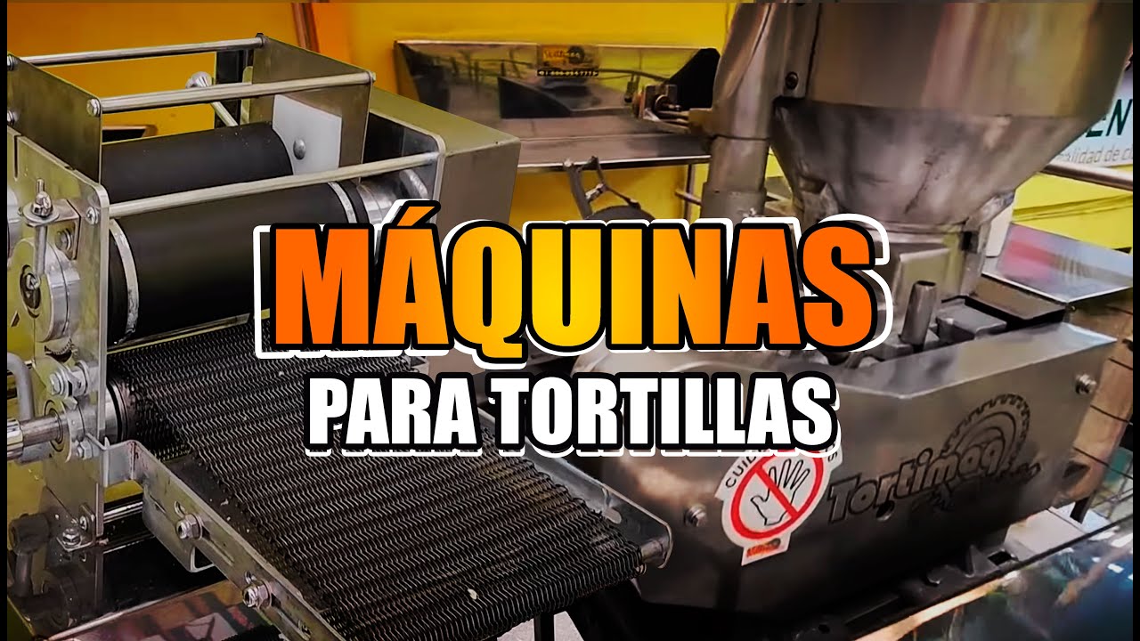 Fabrica de maquinaria para hacer tortillas de maíz y de harina tostadas, Galletas frituras y churros