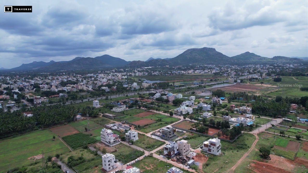 Tumkur city drone view | National Highways #tumkur