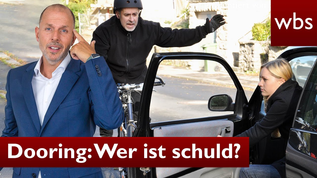 Radfahrer rast in Autotür: Ist PKW-Fahrer bei 