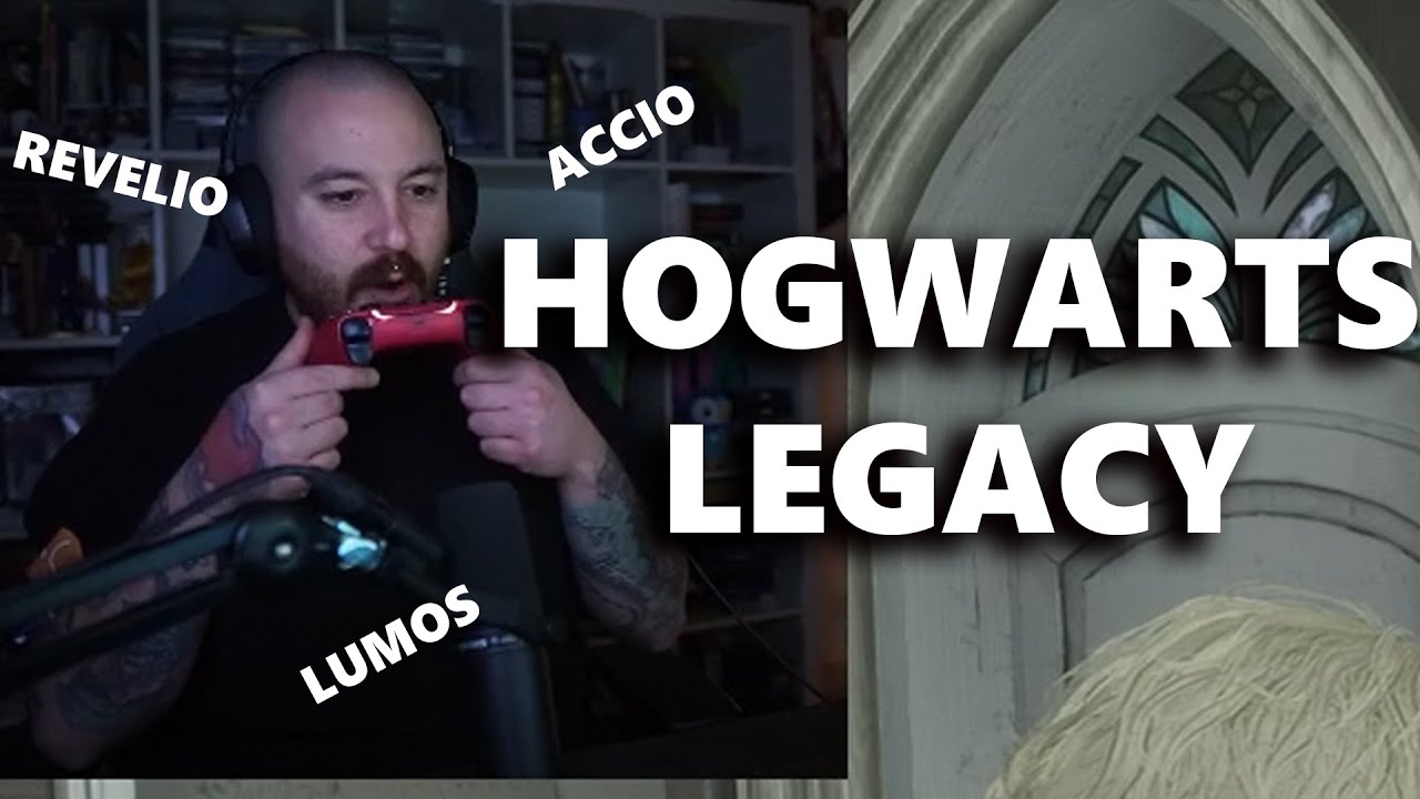 Nanni gioca (con qualche difficoltà) ad Hogwarts Legacy