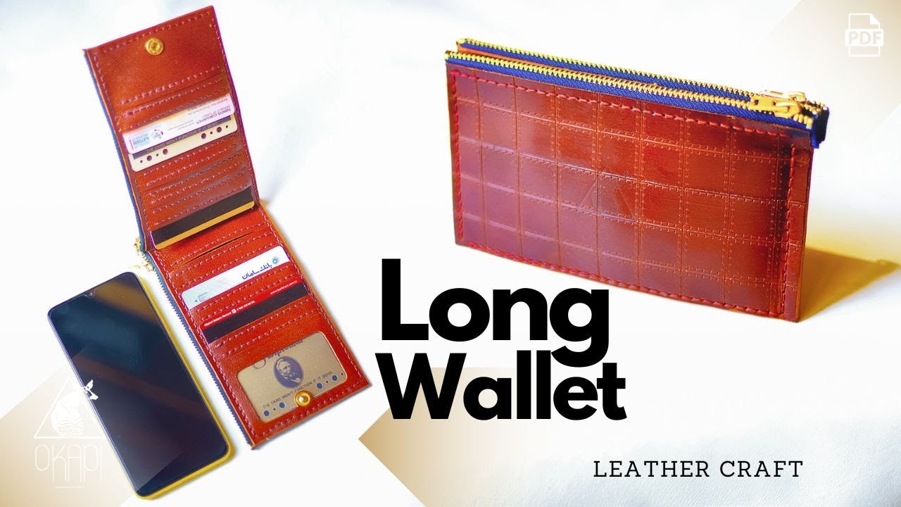 New Style Leather Foldable Long Wallet
