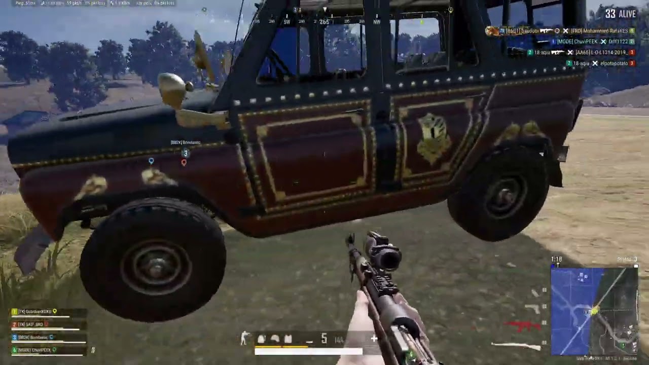 High kill Chicken Dinner match #pubg #pubgbattlegrounds #erangel #squad