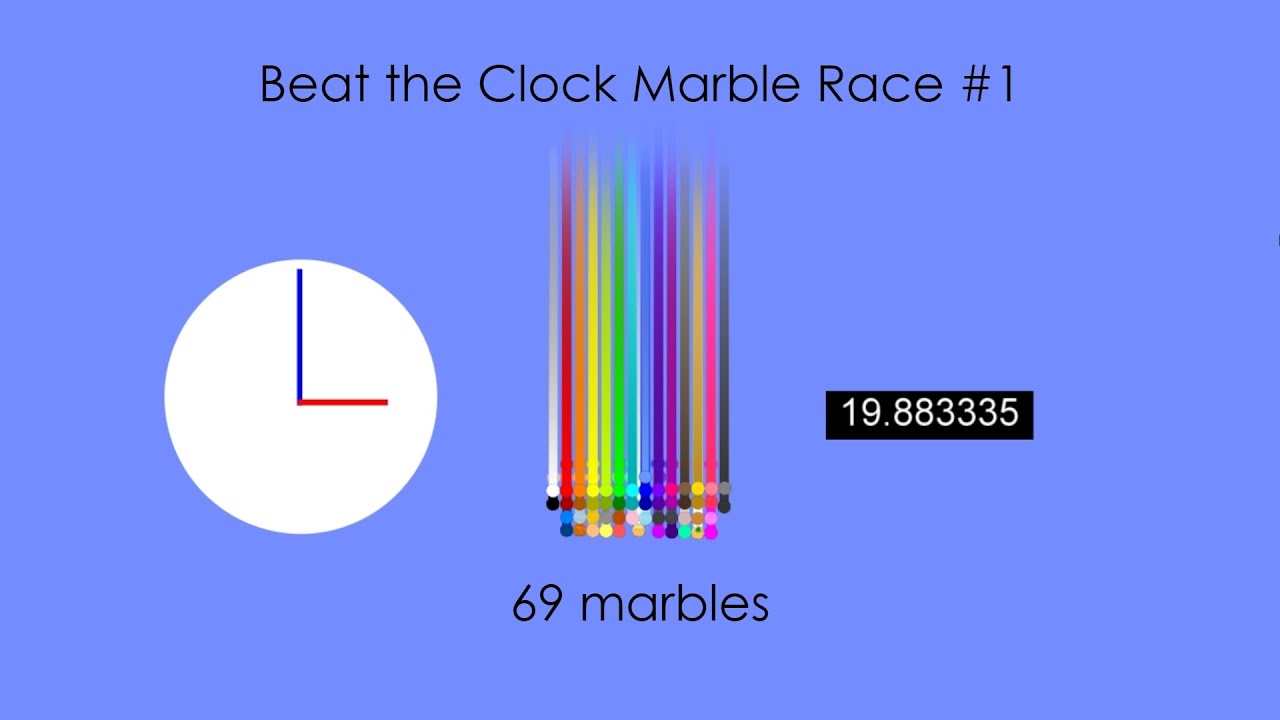 Beat the Clock Marble Race #1 - 200 Sub Special