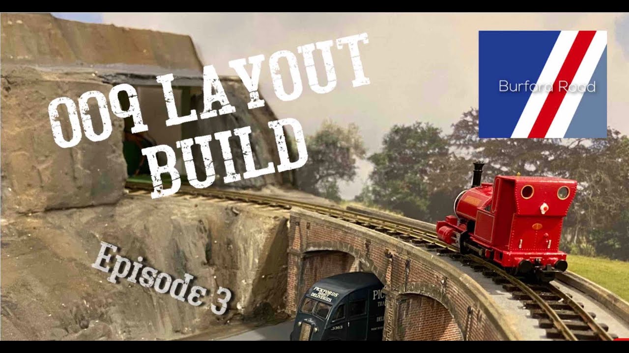 Building a OO9 Model Railway Episode 3: modelling rock faces and hills.