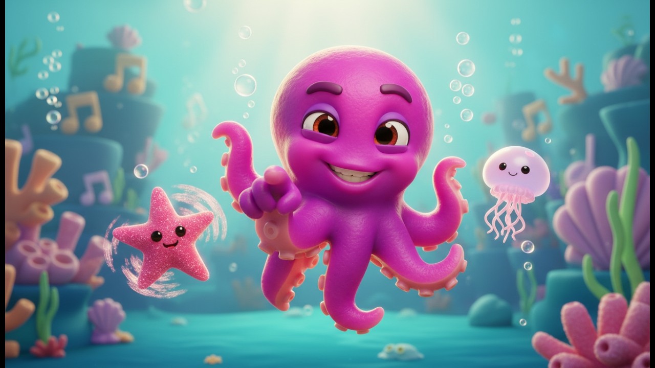 Meerestiere Lied für Kinder – Fröhliches Ozean Kinderlied mit Reggae Beat