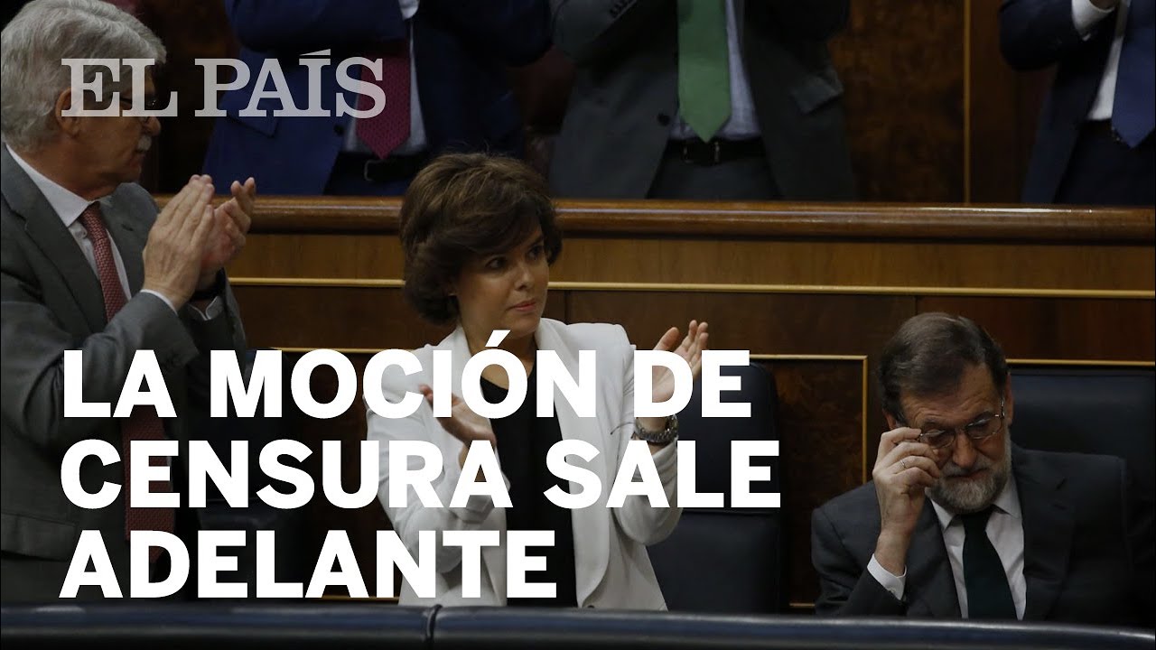 La votación de la MOCIÓN DE CENSURA: PEDRO SÁNCHEZ ya es PRESIDENTE