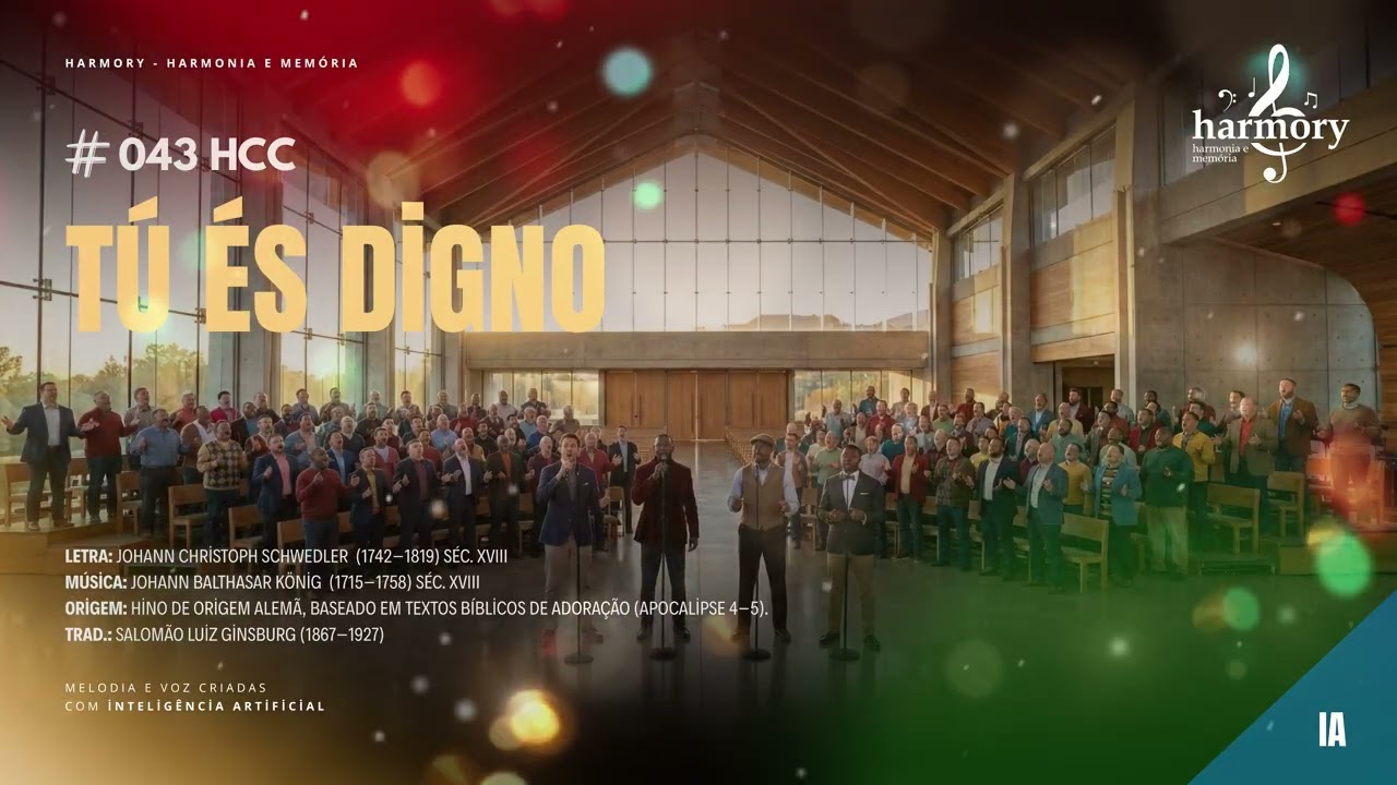 TÚ ÉS DIGNO - 043 HCC | Por Tua vontade foram criadas, Tu és digno, Senhor! (Harmory Choirs)